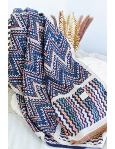 BUFANDA NOCO REVERSIBLE ZIGZAG