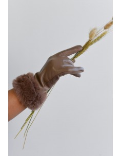 GUANTES SEÑORA NOCO  PUÑO PELO