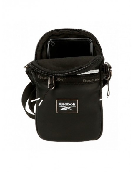 BANDOLERA PORTA MÓVIL REEBOK TINA NEGRO