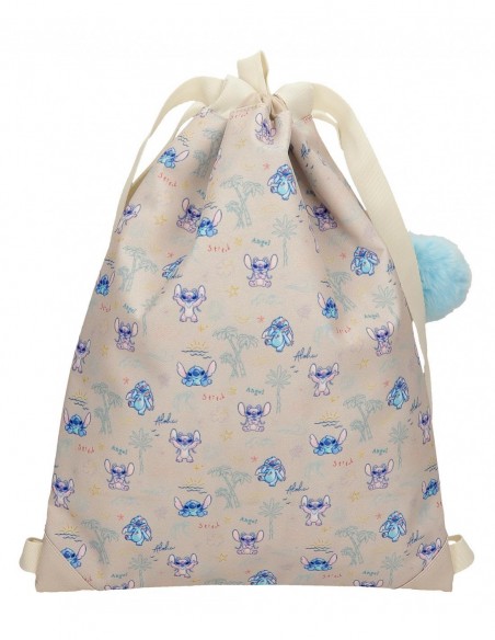 MOCHILA SACO STITCH CUDDLE ME HAPPY