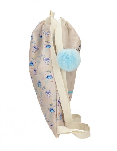 MOCHILA SACO STITCH CUDDLE ME HAPPY