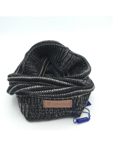 BRAGA CUELLO JASPEADO CARAMELO CABALLERO