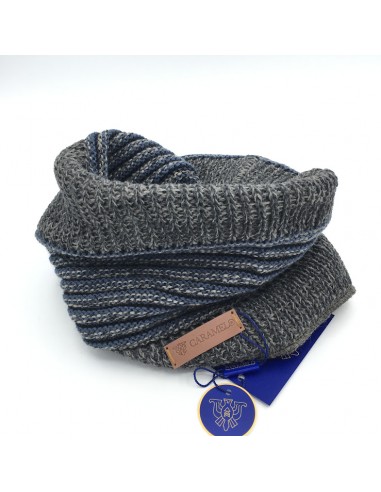 BRAGA CUELLO JASPEADO CARAMELO CABALLERO