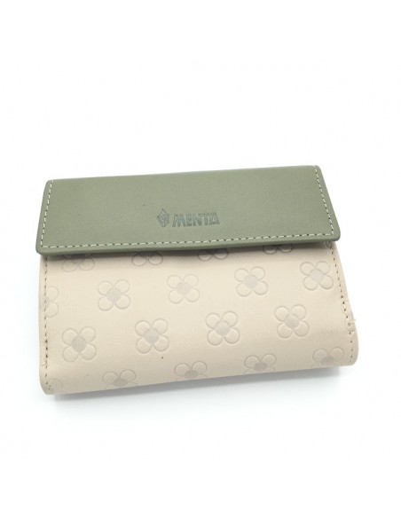 CARTERA BILLETERO PIEL MENTA MANILA