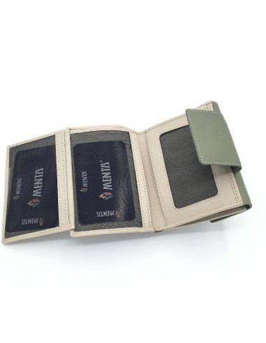 CARTERA BILLETERO PIEL MENTA MANILA