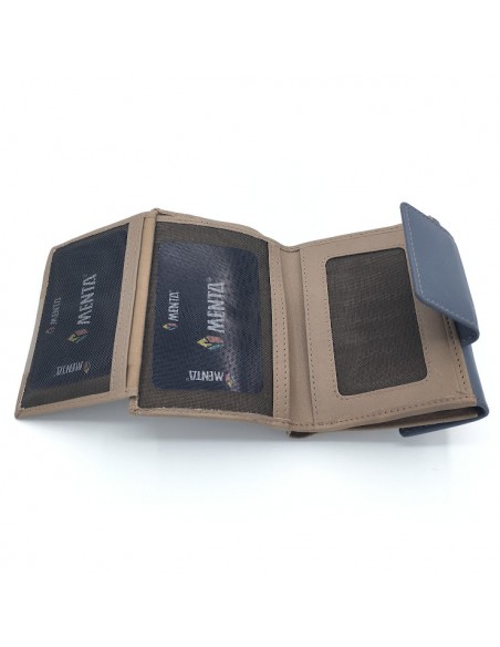 CARTERA BILLETERO PIEL MENTA MANILA