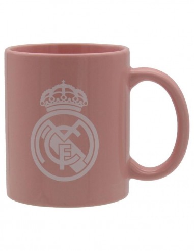 TAZA CERAMICA REAL MADRID ROSA 330ML