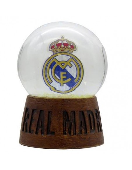 BOLA DE NIEVE REAL MADRID ESCUDO 9*6,5 CM