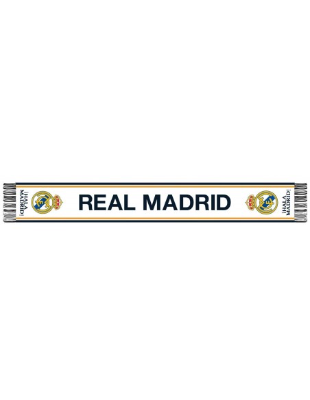 BUFANDA REAL MADRID TELAR 1ª EQUIPACIÓN 140X20 CM