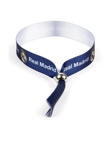 PULSERA DE TELA REAL MADRID AZUL