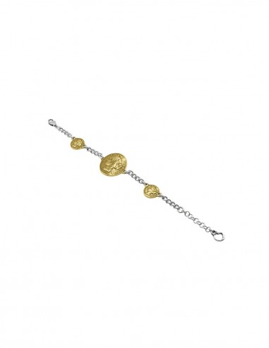 PULSERA JULIETTE CICLÓN METAL PLATA Y...