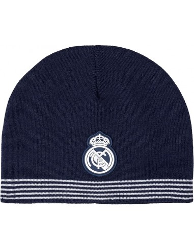 GORRO REAL MADRID AZUL MARINO RAYAS