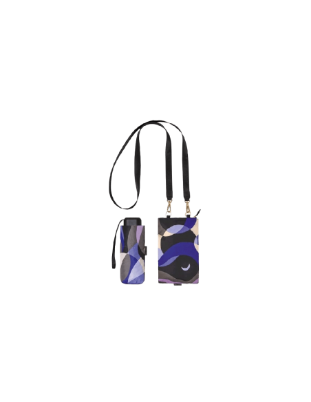 PARAGUAS PLEGABLE PIERRE CARDIN CON BOLSO ESTAMPADO  PUCCI