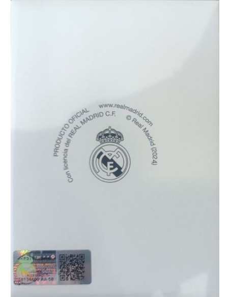 CARTERA MONEDERO TARJETERO PIEL REAL MADRID NEGRO