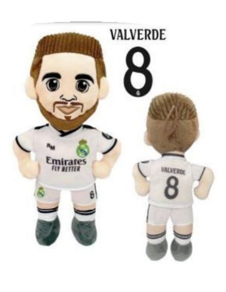 PELUCHE VALVERDE REAL MADRID 25 CM