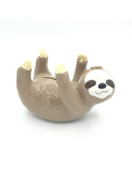 HUCHA PEREZOSO TUMBADO CERÁMICA