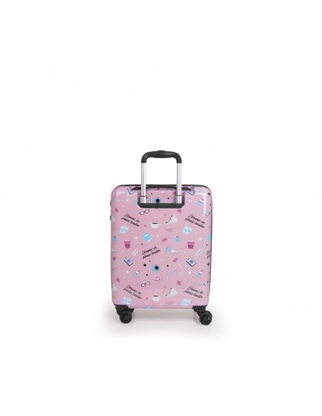 MALETA CABINA MR. WONDERFUL LIFE ROSA