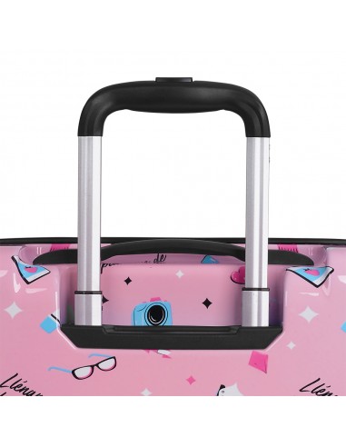 MALETA CABINA MR. WONDERFUL LIFE ROSA