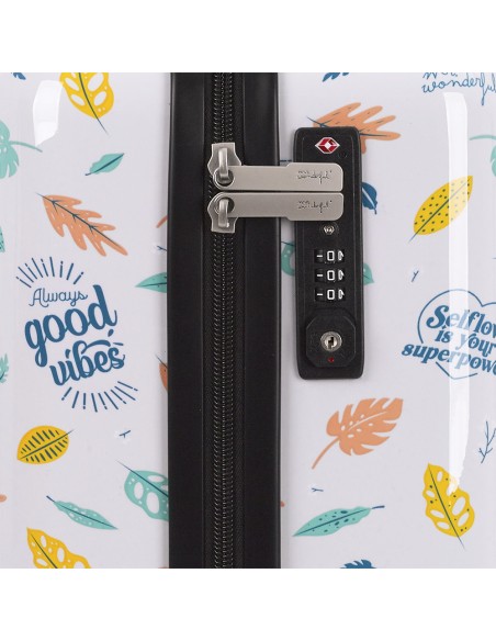 MALETA CABINA MR. WONDERFUL VIVES BLANCA