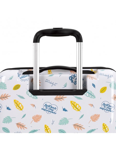 MALETA CABINA MR. WONDERFUL VIVES BLANCA