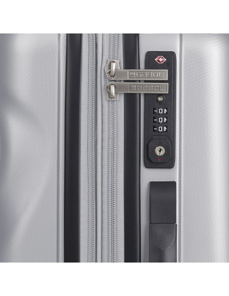 MALETA CABINA ABS ARIES GABOL PLATA