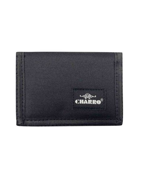 CARTERA BILLETERO JUVENIL NYLON NEGRO CHARRO