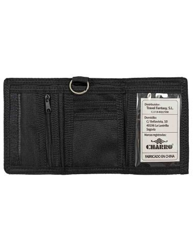 CARTERA BILLETERO JUVENIL NYLON NEGRO...