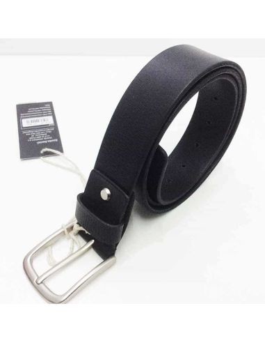 CINTURÓN PIEL CABALLERO KRONOS NEGRO