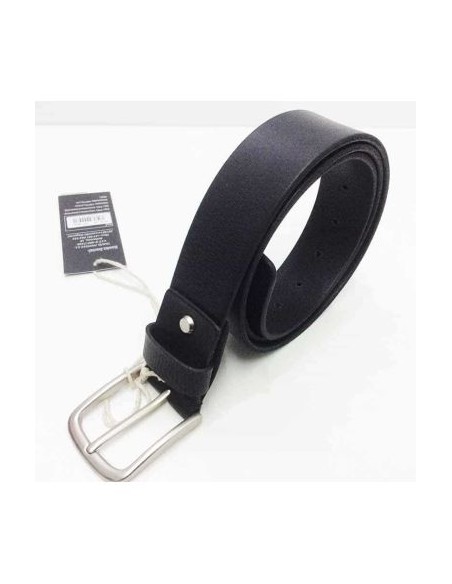 CINTURÓN PIEL CABALLERO KRONOS NEGRO