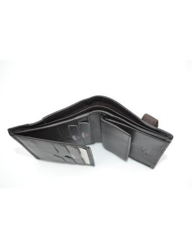 BILLETERO CON MONEDERO KRONOS MARRÓN...