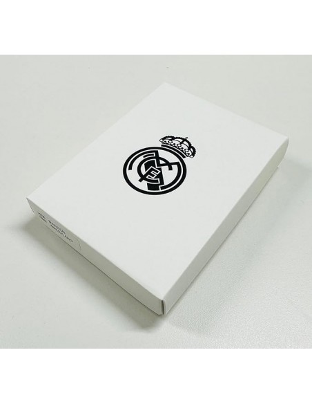 CARTERA DE PIEL REAL MADRID CON MONEDERO NEGRA