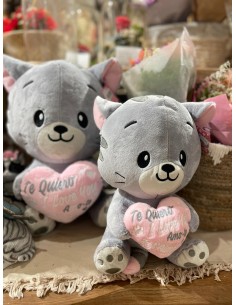 PELUCHE GATO GRIS CON... 2