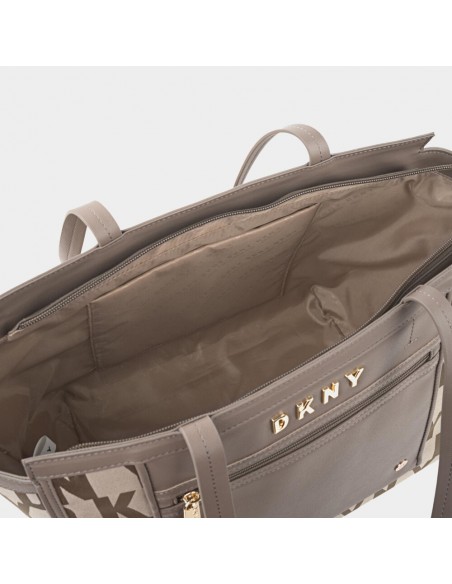BOLSO SHOPPER ICONIC SS DKNY TAUPE