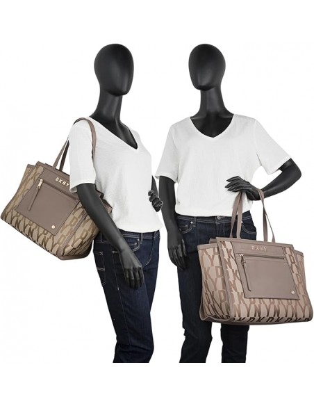 BOLSO SHOPPER ICONIC SS DKNY TAUPE