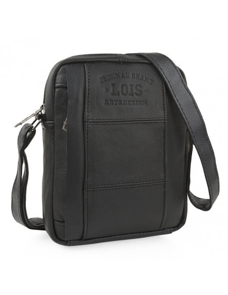 BANDOLERA PIEL STEENS LOIS NEGRA