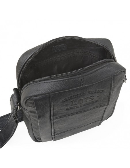 BANDOLERA PIEL STEENS LOIS NEGRA