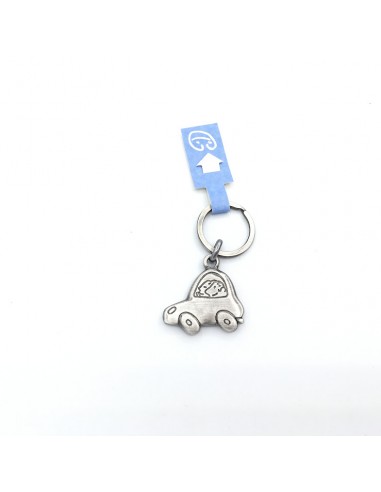LLAVERO  COCHE METAL MATE