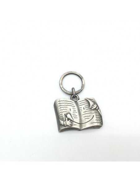 LLAVERO LIBRO ABIERTO METAL