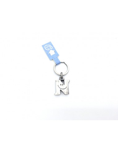 LLAVERO LETRA "N" SONRISA METAL