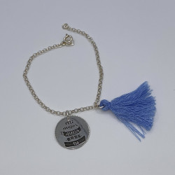 PULSERA PLATA DE LEY "AMIGAS"