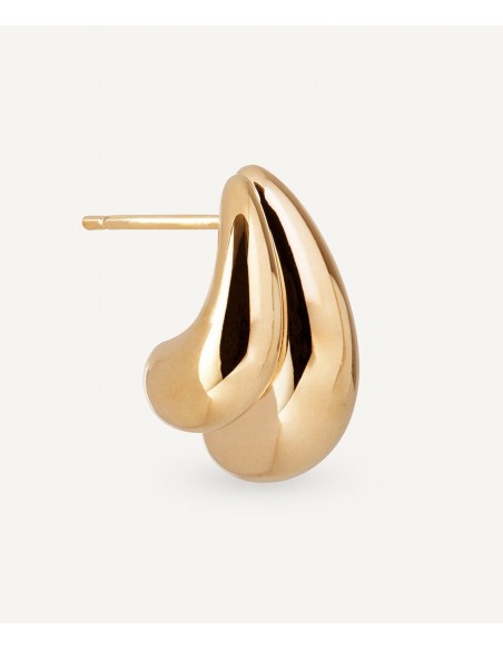 PENDIENTES BIG DROP DORADO VIDAL & VIDAL