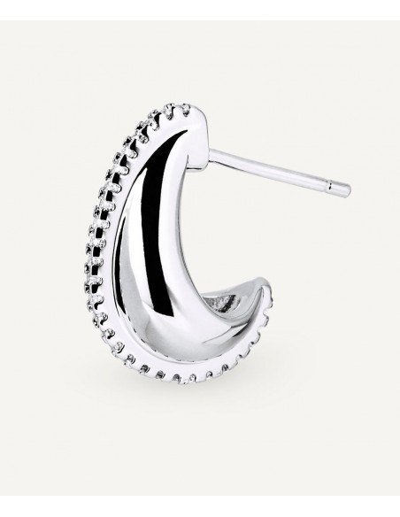 PENDIENTES SEMI ARO CIRCONITAS VIDAL & VIDAL