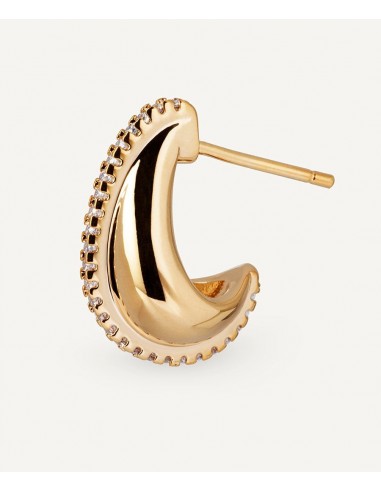 PENDIENTES SEMI ARO CON CIRCONITAS...