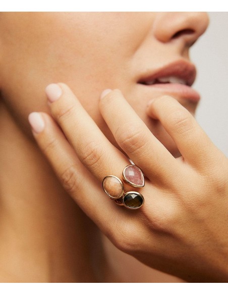 ANILLO TALAIA CON PIEDRAS NATURALES VIDAL & VIDAL