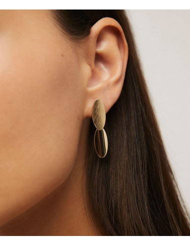 PENDIENTES OVALADO DOBLE VIDAL & VIDAL