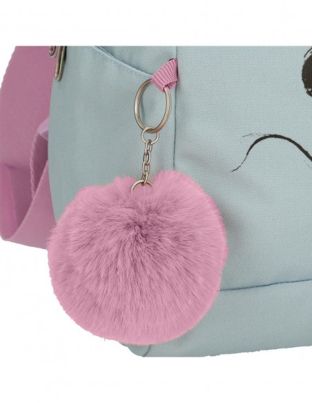 MOCHILA CASUAL MICKEY Y MINNIE KISSES 35CM