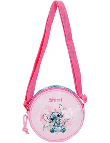 BANDOLERA REDONDA HEART STITCH PEQ.