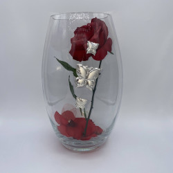 JARRON CRISTAL MARIPOSAS...