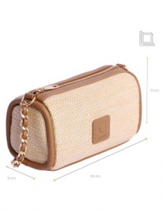 BOLSO BANDOLERA MARRÓN AMICHI