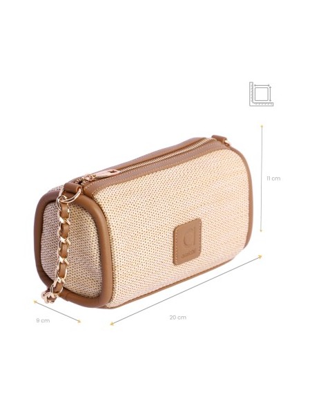 BOLSO BANDOLERA MARRÓN AMICHI